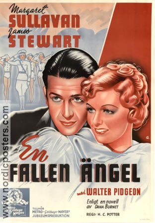 The Shopworn Angel 1938 movie poster Margaret Sullavan James Stewart Walter Pidgeon HC Potter