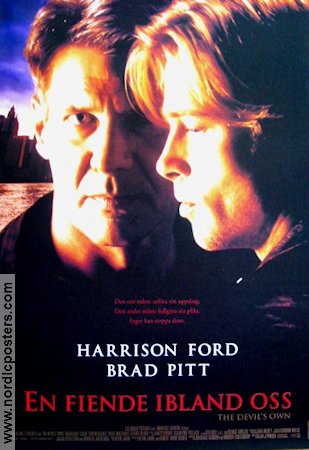 En fiende ibland oss 1997 poster Harrison Ford Brad Pitt Alan J Pakula
