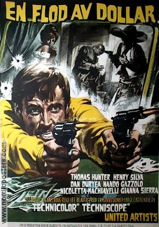 The Hills Ran Red 1967 movie poster Thomas Hunter