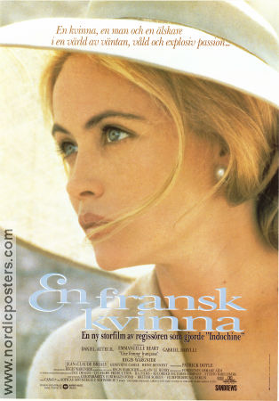 Une femme francaise 1995 movie poster Emmanuelle Béart Daniel Auteuil Gabriel Barylli Régis Wargnier Romance