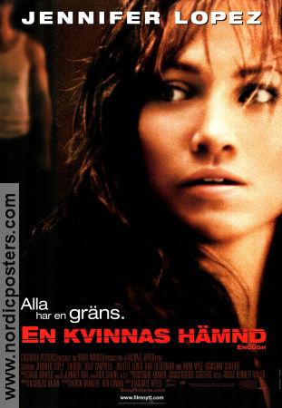 En kvinnas hämnd 2002 poster Jennifer Lopez Billy Campbell Tessa Allen Michael Apted