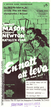 Odd Man Out 1947 movie poster James Mason Robert Newton Cyril Cusack Carol Reed