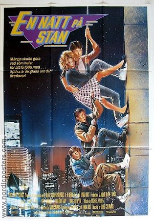 Adventures in Babysitting 1987 movie poster Keith Coogan Elisabeth Shue