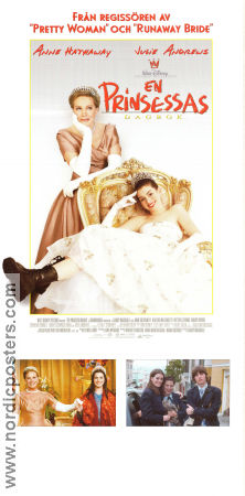 The Princess Diaries 2001 movie poster Anne Hathaway Julie Andrews Hector Elizondo Garry Marshall