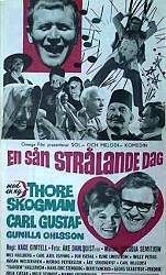 En sån strålande dag 1967 movie poster Thore Skogman Carl-Gustaf Lindstedt Gunilla Olsson
