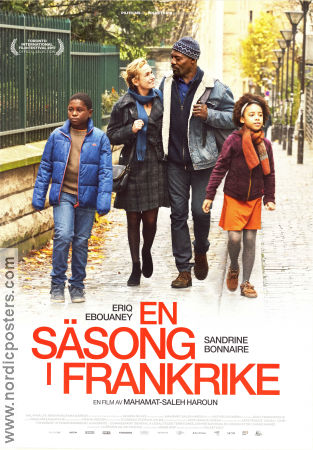 Une saison en France 2017 movie poster Eriq Ebouaney Sandrine Bonnaire Aalayna Lys Mahamat-Saleh Haroun