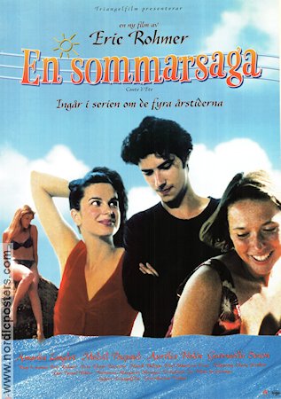 En sommarsaga 1996 poster Melvil Poupaud Amanda Langlet Eric Rohmer