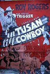 On the Old Spanish Trail 1949 movie poster Roy Rogers Trigger