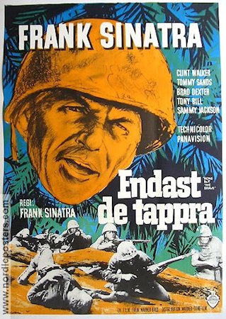 None But the Brave 1965 movie poster Frank Sinatra War