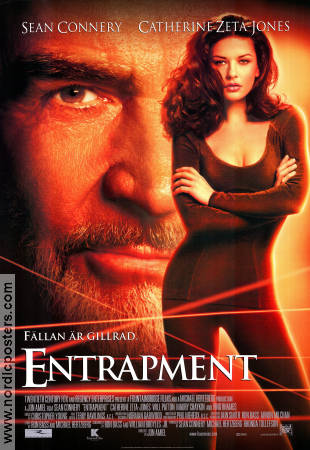 Entrapment 1999 movie poster Sean Connery Catherine Zeta-Jones Jon Amiel Ladies