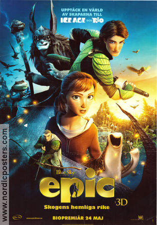 Epic 2013 movie poster Amanda Seyfried Chris Wedge Animation