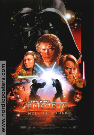 Episode III Revenge of the Sith 2005 movie poster Ewan McGregor Natalie Portman George Lucas Find more: Star Wars