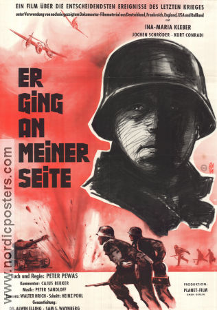 Er ging an meiner Seite 1958 movie poster Ina Maria Kleber Kurt Conradi Peter Pewas Find more: Nazi War