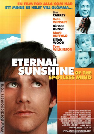 Eternal Sunshine of the Spotless Mind 2004 movie poster Jim Carrey Kate Winslet Kirsten Dunst Michael Gondry