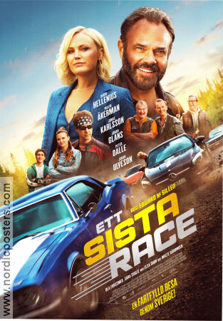 The Final Race 2023 movie poster David Hellenius Axel Adelöw Malin Akerman Edward af Sillén Cars and racing
