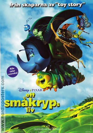 A Bug´s Life 1998 movie poster Kevin Spacey John Lasseter Production: Pixar Insects and spiders