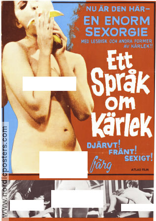 Ett språk om kärlek 1971 movie poster Find more: Atlas Film