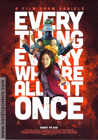 Everything Everywhere All at Once 2022 movie poster Michelle Yeoh Stephanie Hsu Jamie Lee Curtis Daniel Kwan Asia