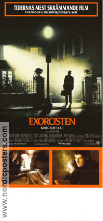The Exorcist Directors Cut 1974 movie poster Jason Miller Lee J Cobb Max von Sydow Linda Blair Ellen Burstyn William Friedkin