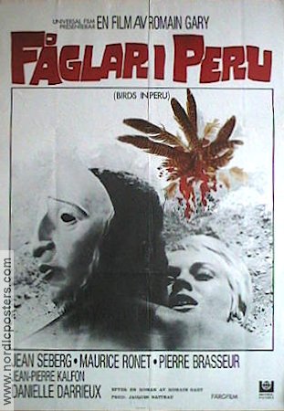 Birds in Peru 1968 movie poster Jean Seberg Artistic posters