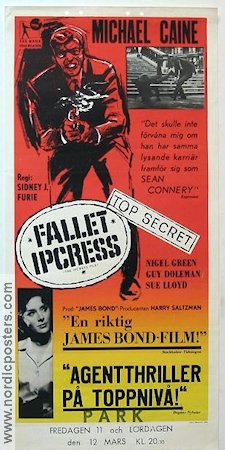 The Ipcress File 1965 movie poster Michael Caine Agents