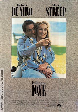 Falling in Love 1984 movie poster Robert De Niro Meryl Streep Harvey Keitel Ulu Grosbard Romance