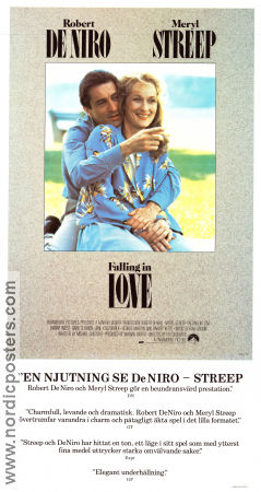 Falling in Love 1984 movie poster Robert De Niro Meryl Streep Harvey Keitel Ulu Grosbard Romance