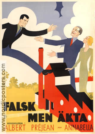 Un fils d´Amérique 1932 movie poster Albert Préjean Annabella Gaston Dubosc Carmine Gallone