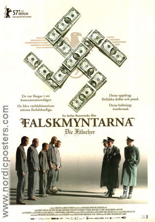 Die Fälscher 2007 movie poster Karl Markovics August Diehl Devid Striesow Stefan Ruzowitzky Money Find more: Nazi