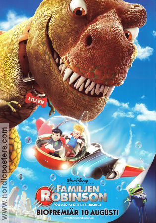 Meet the Robinsons 2007 movie poster Daniel Hanse Stephen J Anderson Animation Dinosaurs and dragons