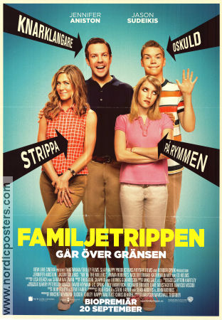 We´re the Millers 2013 movie poster Jason Sudeikis Jennifer Aniston Emma Roberts