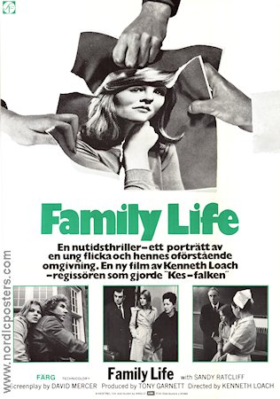 Family Life 1971 movie poster Sandy Ratcliff Bill Dean Grace Cave Ken Loach