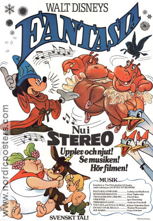 Fantasia 1940 poster Leopold Stokowski James Algar