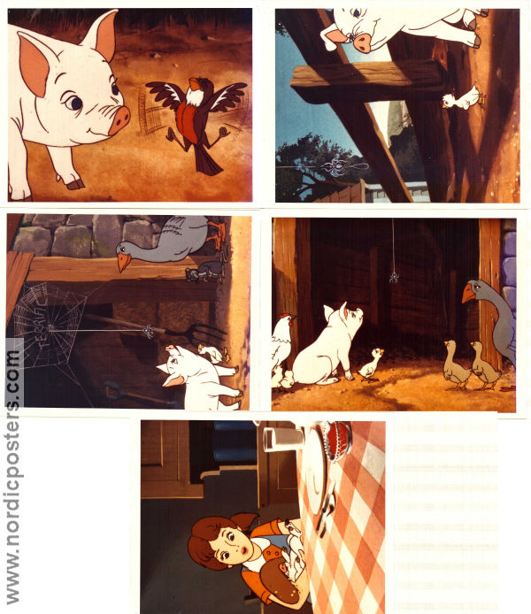 Charlotte´s Web 1973 photos Charles A Nichols Production: Hanna-Barbera Music: Robert Richard Sherman Writer: EB White Animation Insects and spiders Musicals