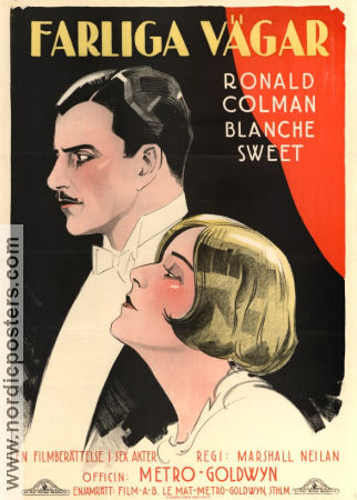 The Sporting Venus 1925 movie poster Blanche Sweet Ronald Colman Marshall Neilan