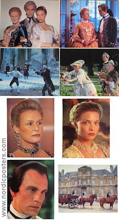 Dangerous Liaisons 1988 lobbykort Glenn Close John Malkovich Michelle Pfeiffer Uma Thurman Stephen Frears