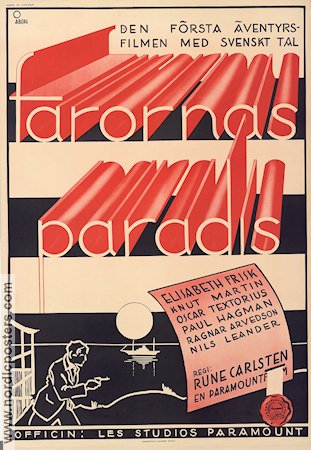 Farornas paradis 1931 movie poster Elisabeth Frisk