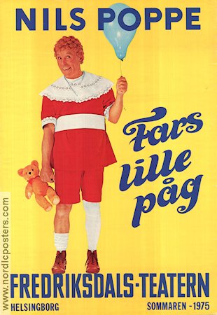 Fars lille påg 1975 poster Nils Poppe Find more: Fredriksdalsteatern