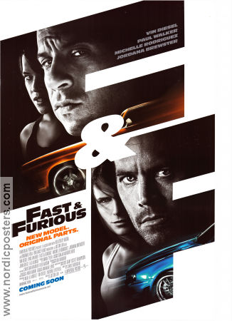 Fast and Furious 4 2009 poster Paul Walker