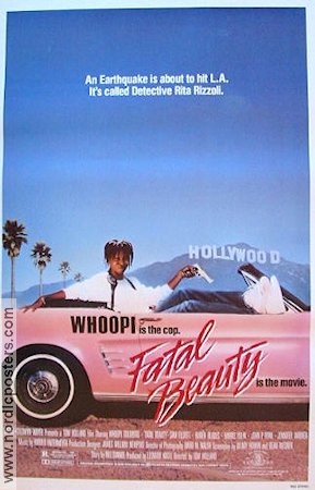 Fatal Beauty 1987 poster Whoopi Goldberg Sam Elliott Ruben Blades Tom Holland