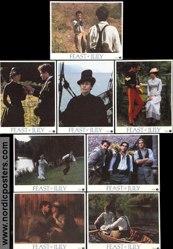 Feast of July 1995 lobby card set Tom Bell Gemma Jones