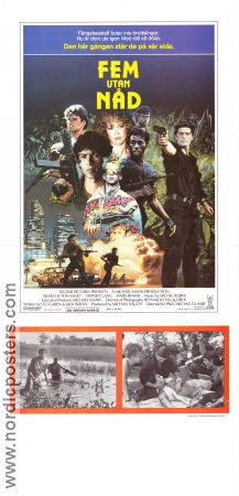 Fem utan nåd 1986 poster Stephen Lang James Remar Michael Carmine Paul Michael Glaser Gäng