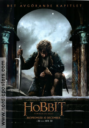 The Hobbit The Battle of the Five Armies 2014 movie poster Ian McKellen Martin Freeman Richard Armitage Peter Jackson