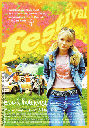 Festival 2001 movie poster Ebba Hultkvist Jesper Salén Martin Aliaga Karl Johan Larsson Flowers and plants