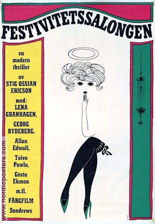 Festivitetssalongen 1965 movie poster Georg Rydeberg Lena Granhagen Allan Edwall Stig Ossian Ericson
