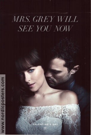Fifty Shades Freed 2018 movie poster Dakota Johnson Jamie Dornan Eric Johnson James Foley
