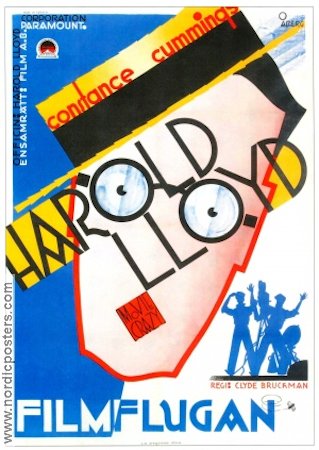 Movie Crazy 1932 movie poster Harold Lloyd Constance Cummings