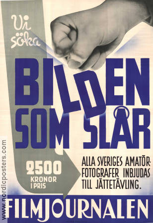 Filmjournalen bilden som slår 1938 poster Newspapers