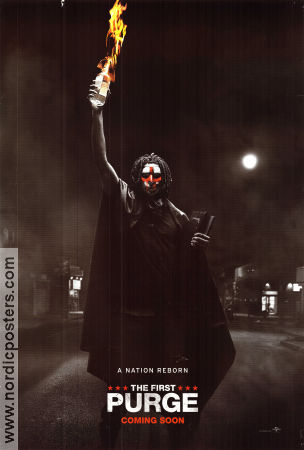 The First Purge 2018 movie poster Y´lan Noel Lex Scott Davis Joivan Wade Gerard McMurray