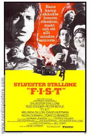 FIST 1978 poster Sylvester Stallone Norman Jewison